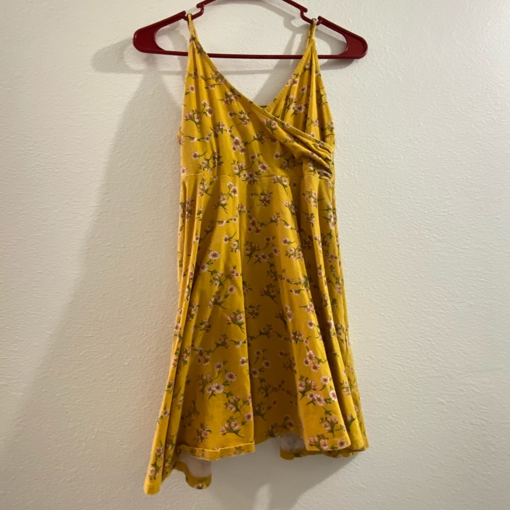 Yellow Floral Dress
